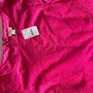 Pink Eyelet Dress J Crew Factory